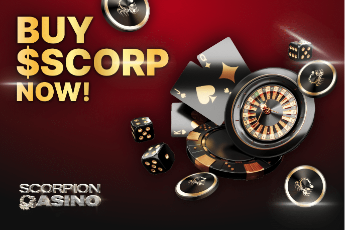 US$ 2 milhões é o próximo alvo de arrecadação da pré-venda do Scorpion Casino (SCORP) – Estágio atual termina em 2 dias
