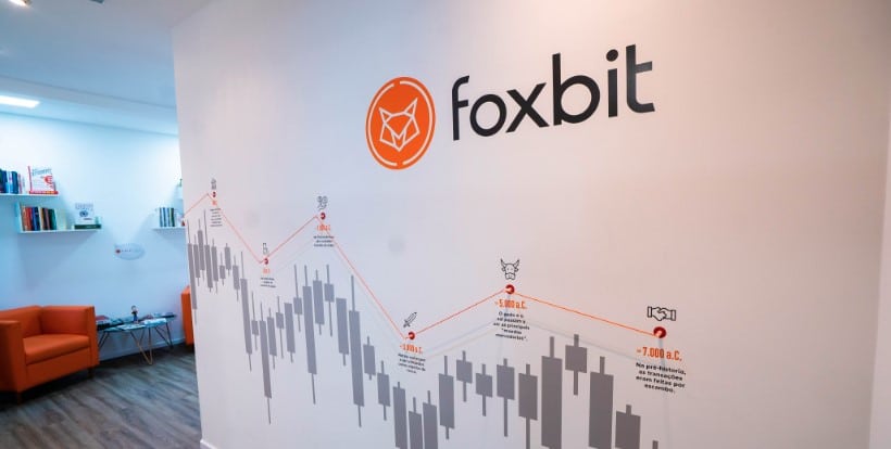 Logo de corretora de criptomoedas Foxbit