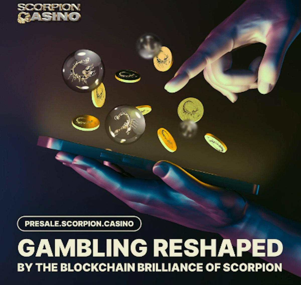 Scorpion Casino chega a US$ 3,5 milhões em pré-venda, à medida em que investidores vislumbram potencial de lucro